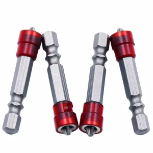 11/4" Screwdriver Bits Red Head Magnet Driver Hex Shank With Magnetizer Cross Magnetic Bit Hand Electric Screw Tool Accessories