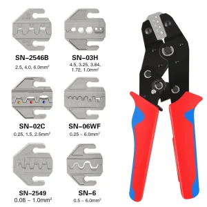 Crimping Tool Pliers Crimp Jaw Set,4mm Slot Jaws
