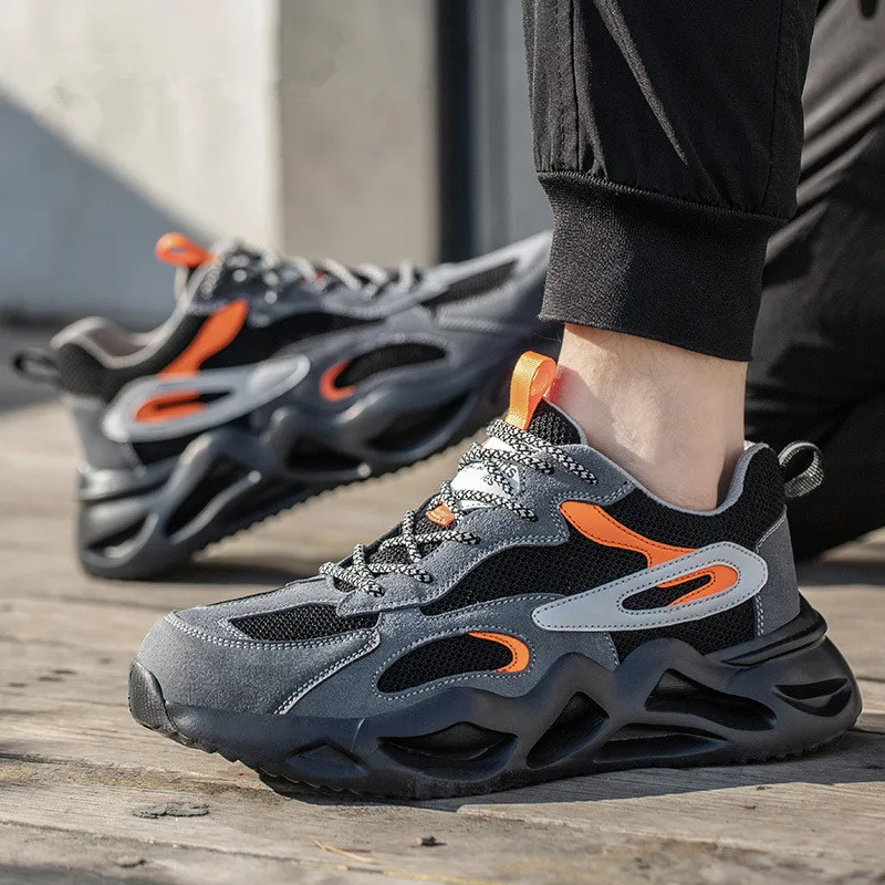 electrician safety shoes men for work steel toe work shoes men light safety work sneakers safety protection 6kv insulation shoes - Image 3