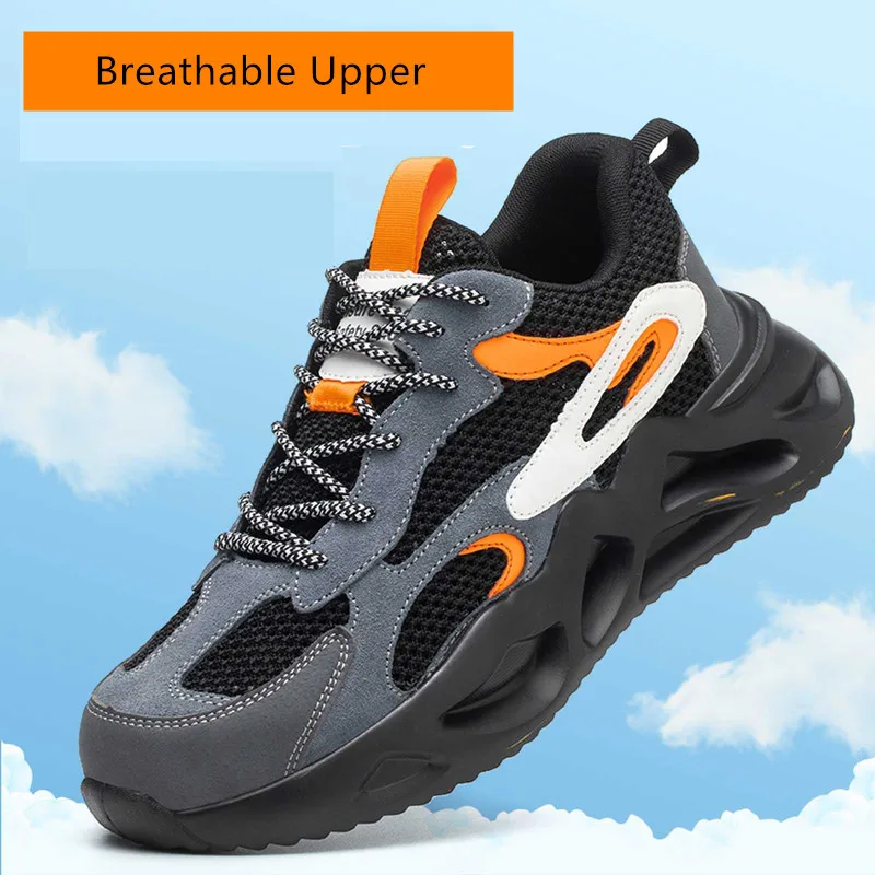 electrician safety shoes men for work steel toe work shoes men light safety work sneakers safety protection 6kv insulation shoes - Image 6