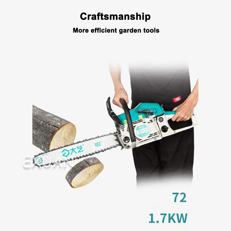 Gasoline chainsaw wood cutting and grinding machine grinder into chain saw mini saw oil amount chainsaw machine - Image 2